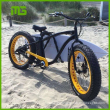 500W High Power Fat Tyre Beach Cruiser E Bicycle